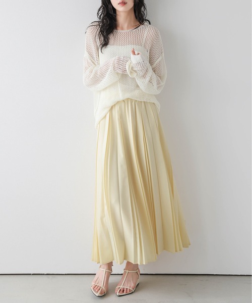 Cura Closet ロング スカート 「loverara.loverara select」プリーツ