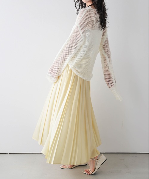 Cura Closet ロング スカート 「loverara.loverara select」プリーツ