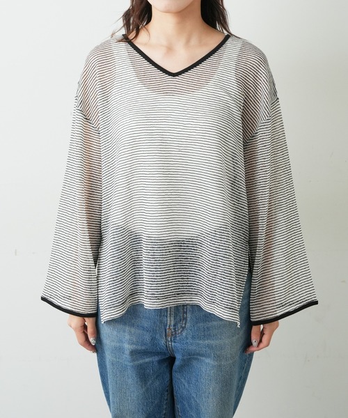 「CIAOPANIC TYPY」 長袖カットソー ONE SIZE アイボリー レディース_画像6