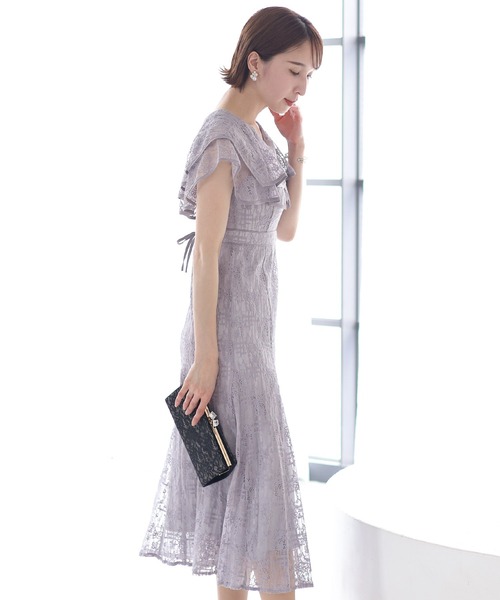 「PourVous」 半袖ワンピース M ピンク レディース_画像7