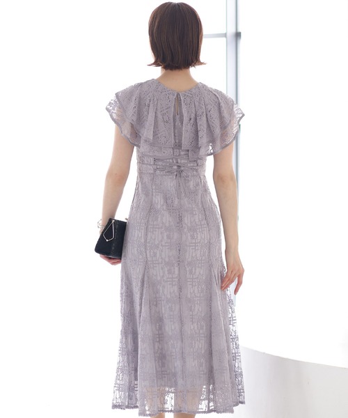 「PourVous」 半袖ワンピース M ピンク レディース_画像8