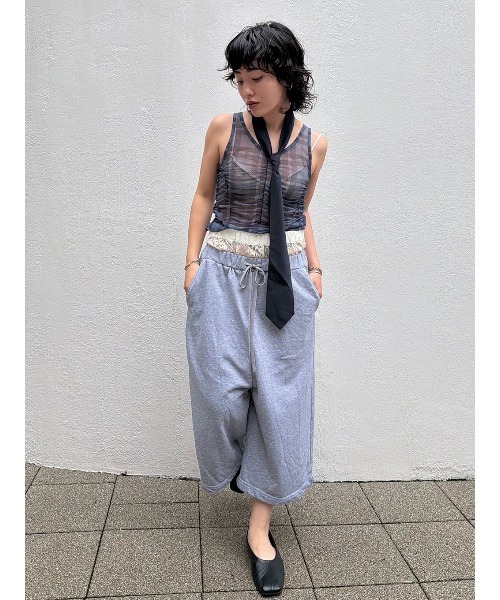 ELCHELE（エルチェレ） ワイドパンツ ハーフパンツ パンツ 短パン