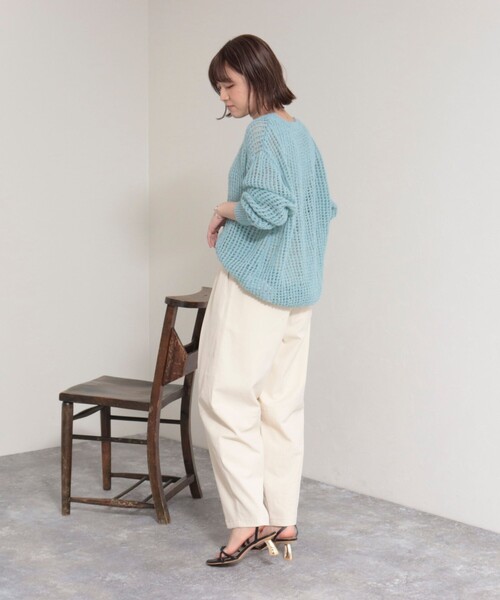 「fredy emue」 パンツ 36 アイボリー レディース_画像4