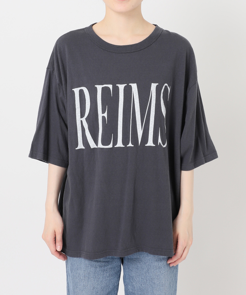 FRAMeWORK（フレームワーク） tシャツ 「追加」ラフィー天竺ネームロゴ