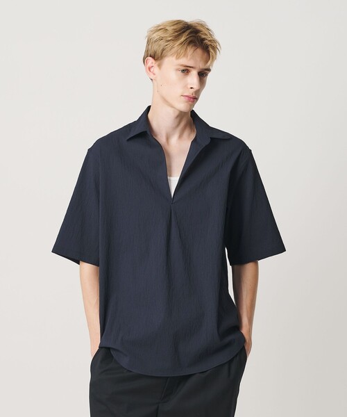 BEAUTY＆YOUTH UNITED ARROWS シャツ 半袖 ヨウリュウ スキッパー