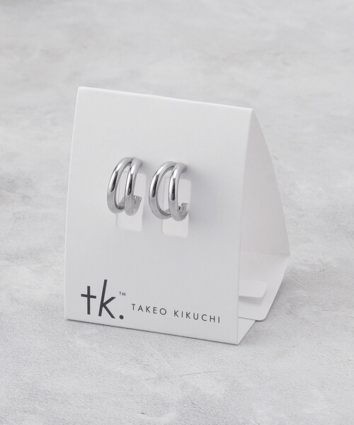 tk.TAKEO KIKUCHI（ティーケータケオキクチ） ピアス 「ステンレス
