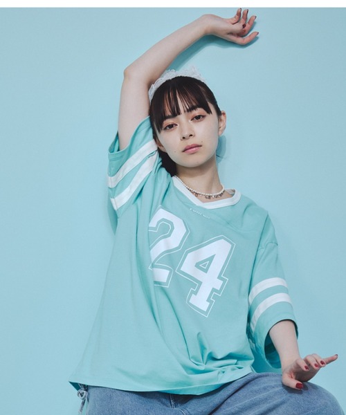 「FURFUR」 半袖Tシャツ「Kamikoコラボ」 ONE SIZE ピンク レディース_画像3