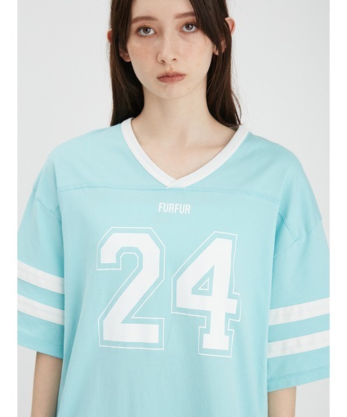 「FURFUR」 半袖Tシャツ「Kamikoコラボ」 ONE SIZE ピンク レディース_画像8