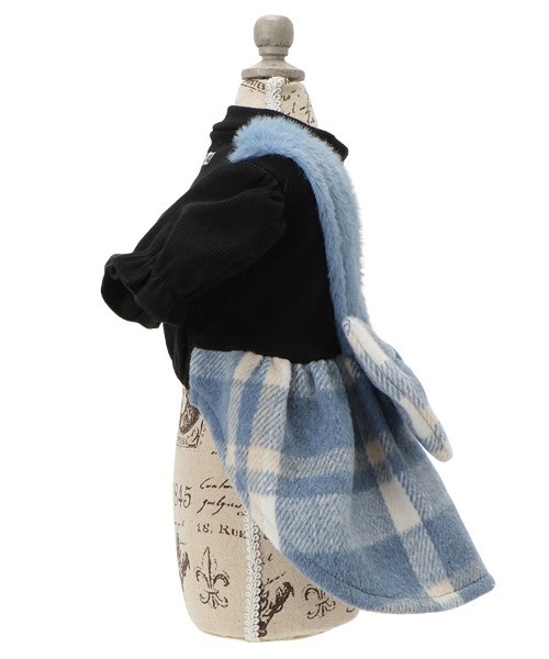 ANNA SUI（アナスイ） 犬 服 ANNA SUI/チェック柄ドッキングふわふわ