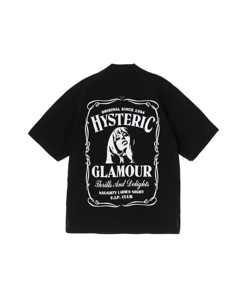 HYSTERIC GLAMOUR（ヒステリックグラマー） シャツ 半袖 WHISKY WOMAN 