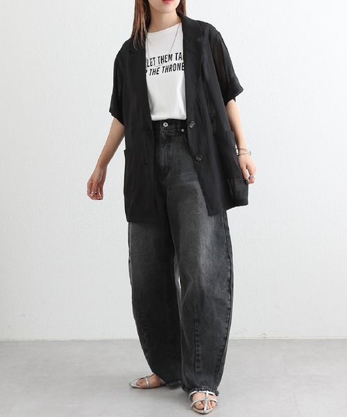 「COLONY 2139」 デニムパンツ SMALL ブラック レディース_画像2