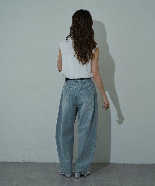 「COLONY 2139」 デニムパンツ SMALL ブラック レディース_画像8