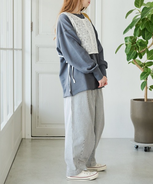 「Crisp」 パンツ FREE イエロー レディース_画像3