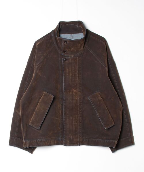 ブルゾン アウター 「VOAAOV」OLD TRAIN DENIM Oversize Blouson メンズ レディース