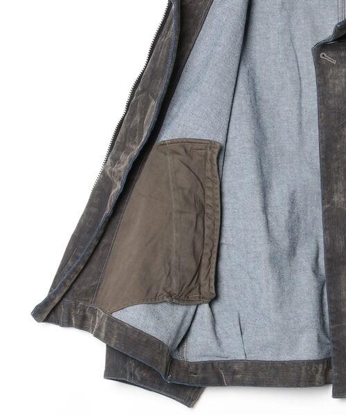 ブルゾン アウター 「VOAAOV」OLD TRAIN DENIM Oversize Blouson メンズ レディース