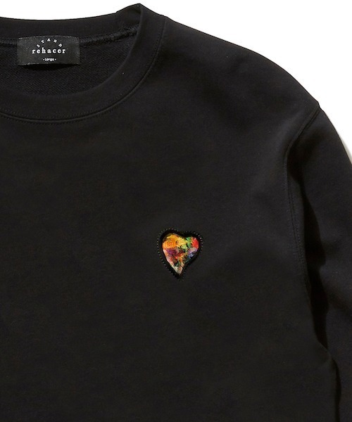 トレーナー スウェット rehacer STAND : Flower Rose HW Sweat / フラワー ローズ ヘヴィーウエイト スウェット_6