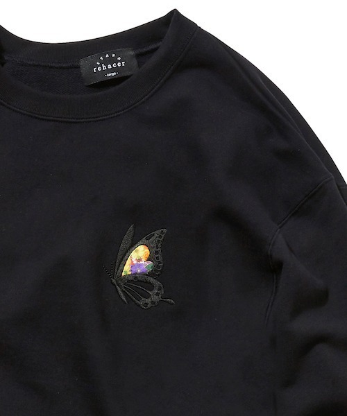 トレーナー スウェット rehacer STAND : Flower Rose HW Sweat / フラワー ローズ ヘヴィーウエイト スウェット_7