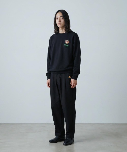 トレーナー スウェット rehacer STAND : Flower Rose HW Sweat / フラワー ローズ ヘヴィーウエイト スウェット_18