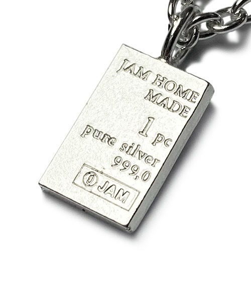 ネックレス インゴッド プレート ペア ネックレス シルバー925 メンズ レディース/SILVER925 メンズ レディースの画像