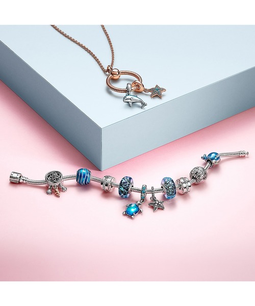 PANDORA チャーム スパークリング スターフィッシュ ダングル