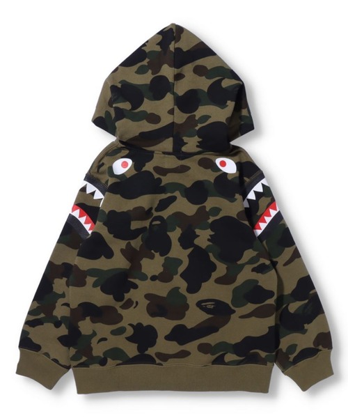 パーカー 1ST CAMO SHARK SHOULDER ZIP HOODIE K キッズ : 58688210  