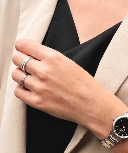 ダニエルウェリントン リング Emalie Ring Silver White 4d756c688f880545b7f45cf39664dd