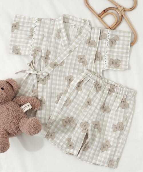 1周年記念イベントが 浴衣 Tiny Bear 甚平3 630円 Aynaelda Com