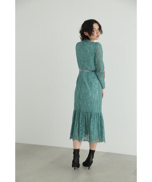 関税送料込★SALE★完売間近ラスト1個★Hobbs★jillyドレス シルバーのラップスカート風ドレス | je super | M | 結婚式