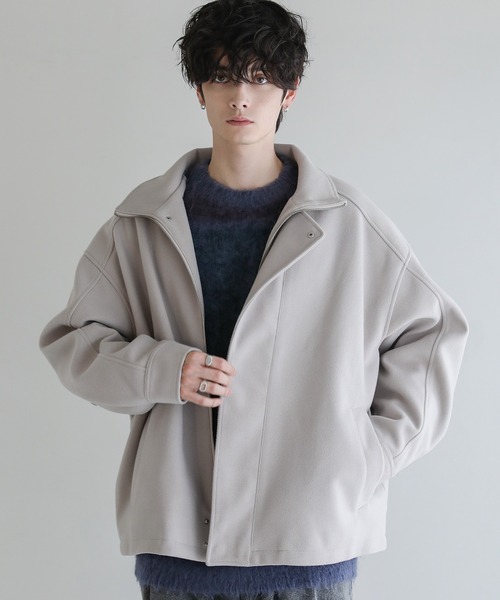 美品　ロドリリオン Oversized Jacket サイズ1 スタンドカラーレザーブルゾン[al251] | レディースファッション通販の