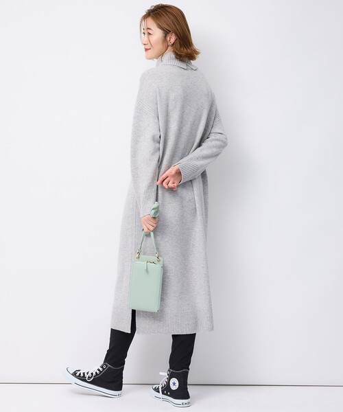 新品✨23区 【洗える】ウールカシミヤ タートルネック ニットワンピース 23区｜【洗える】ウールカシミヤ タートルネック ニット