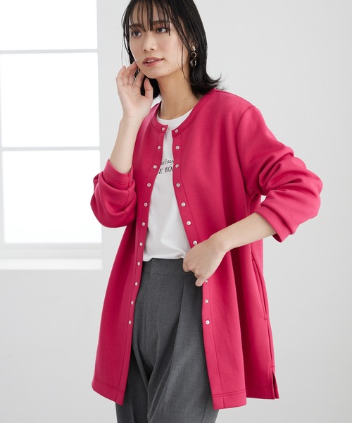 今期ロングガーデアンサンブル未使用品 大きいサイズ ニットアンサンブル（ロングカーディガン+ワンピース