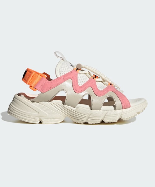 adidas 「adidas」 フラットサンダル 22.5cm ブラック