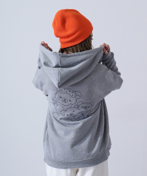 FUNALIVE（ファンアライブ） パーカー Rilakkuma リラックマ裏起毛