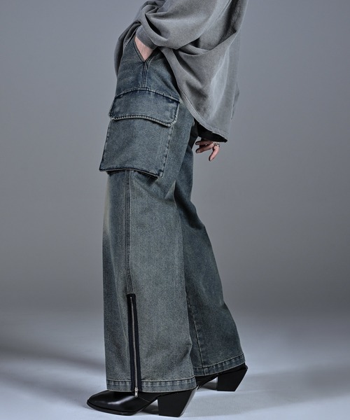 ADRER カーゴパンツ extra quality deformation flare cargo