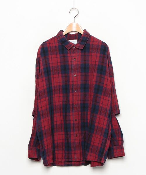 SHAREEF」 長袖シャツ 2 レッド メンズ : 81124210 : ZOZOTOWN Yahoo  