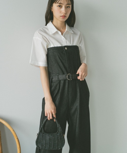 VANNIE U サロペット オーバーオール デニムベアオールインワン
