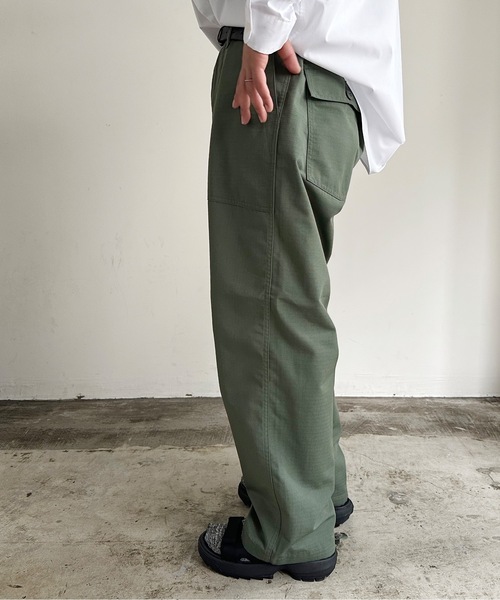 美品⭐︎Mサイズ⭐︎CALEE ワークチノパンツ CALEE - Vintage type chino cloth tuck trousers (White