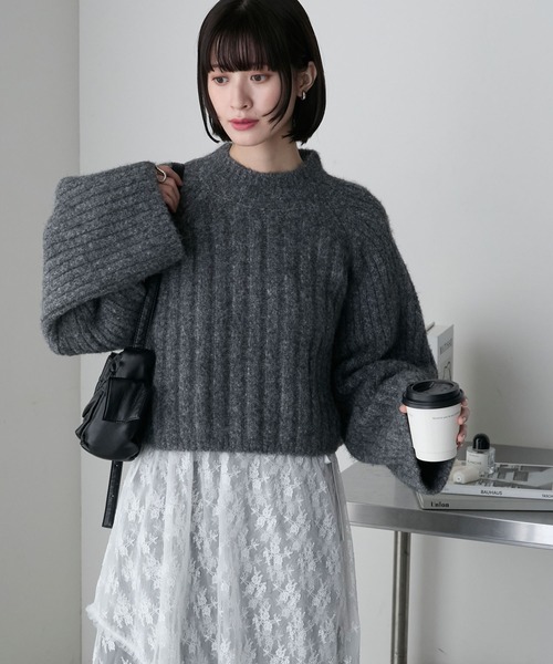 forksy.（フォルクシー） ニット セーター 「forksy.」ワイドスリーブ