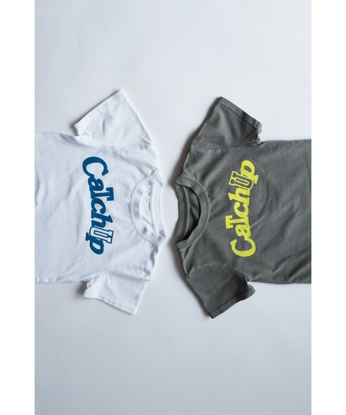 tシャツ 「Catchup」ピグメントスウェットトップス（大人サイズ） レディース Catchup tシャツ 「Catchup」ピグメントスウェットトップス
