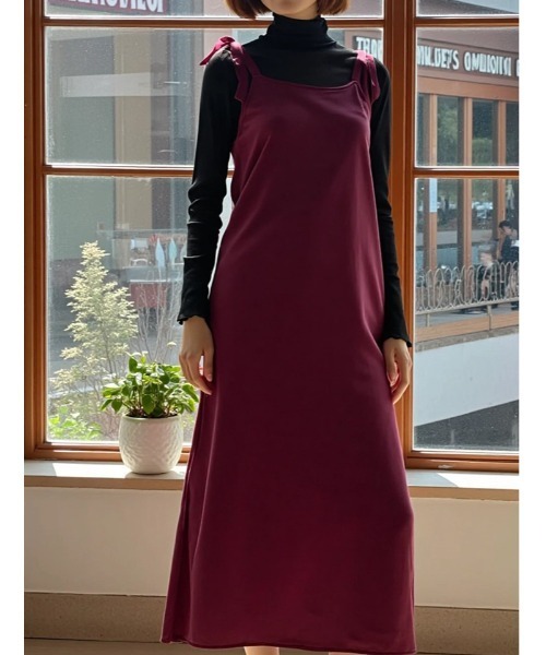 新品 ベロア リボン ワンピース ワンピース 肩ベロアリボンワンピース : ZOZOTOWN Yahoo!店 - 通販