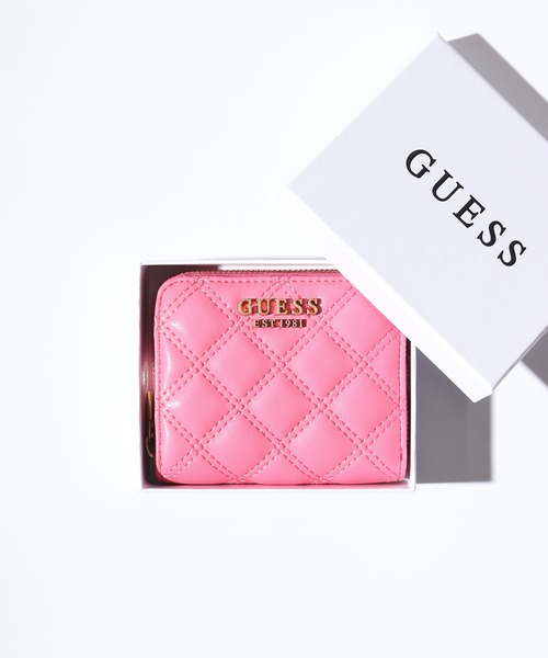【ピンク(POE)】GUESS 財布(W)GIULLY Slg Large Zip Around Wallet 楽天市場】【SALE／20%OFF】GUESS 財布(W)GIULLY Slg Large Zip Around