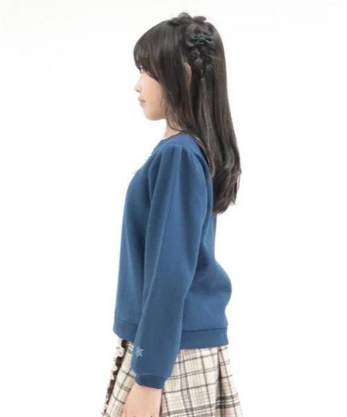 tシャツ 雪ネックレス裏起毛トレーナー キッズ 子供服 女の子 | axes femme | 03