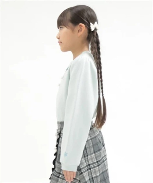 tシャツ 雪ネックレス裏起毛トレーナー キッズ 子供服 女の子 | axes femme | 05