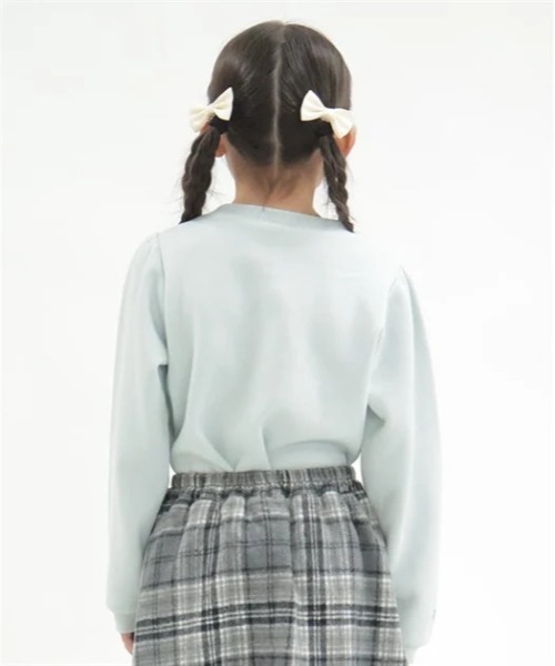 tシャツ 雪ネックレス裏起毛トレーナー キッズ 子供服 女の子 | axes femme | 06