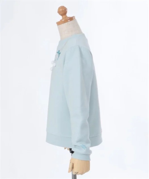 tシャツ 雪ネックレス裏起毛トレーナー キッズ 子供服 女の子 | axes femme | 09