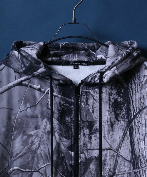 ANPAS（アンパス） パーカー SETUP対応 Tree Camo Fleece Full Zip