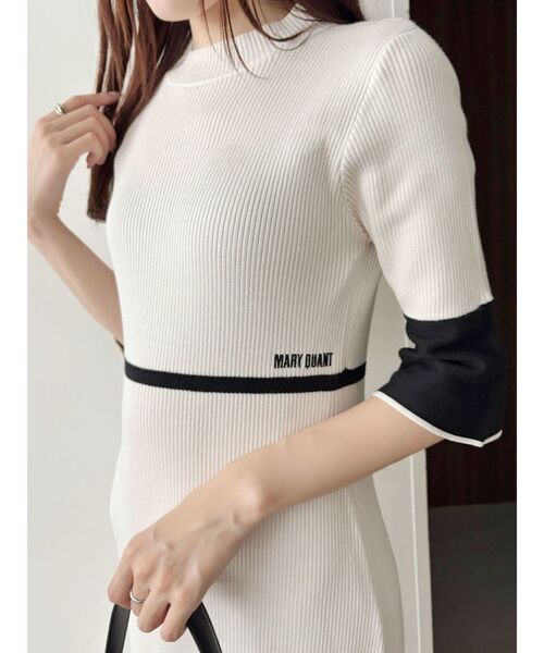 MERCURYDUO MARY QUANT ニットワンピース セール】【MARY QUANTコラボ】デイジーフロッキープリント