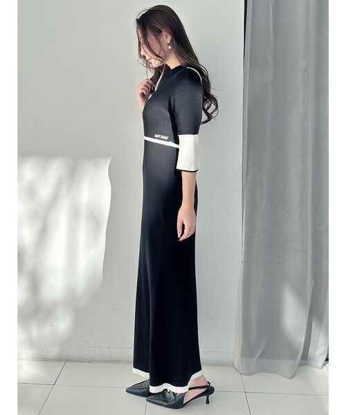MERCURYDUO MARY QUANTコラボ　デイジーニットワンピース MERCURYDUO ワンピース 「MARY QUANTコラボ」バックシャン