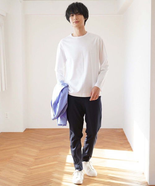 GLOBAL WORK（グローバルワーク） tシャツ リッチクリーンTEE/長袖