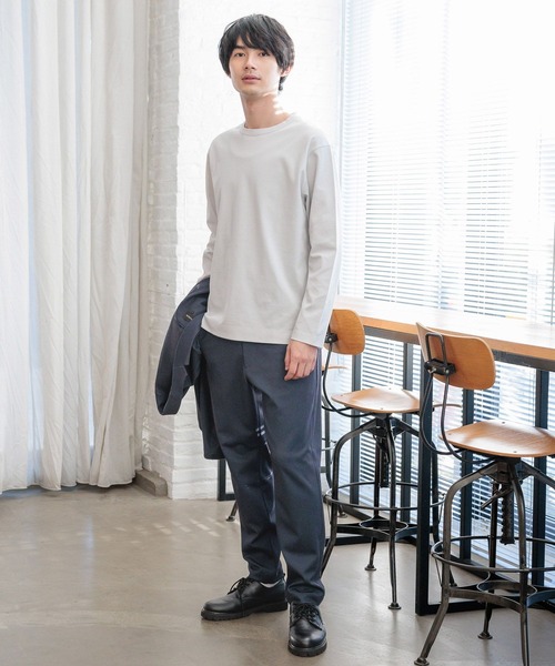 GLOBAL WORK（グローバルワーク） tシャツ リッチクリーンTEE/長袖